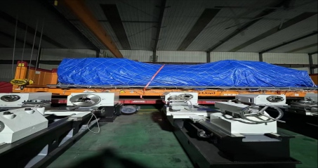 Envio do torno CNC de leito inclinado para serviço pesado CKY61125-4000